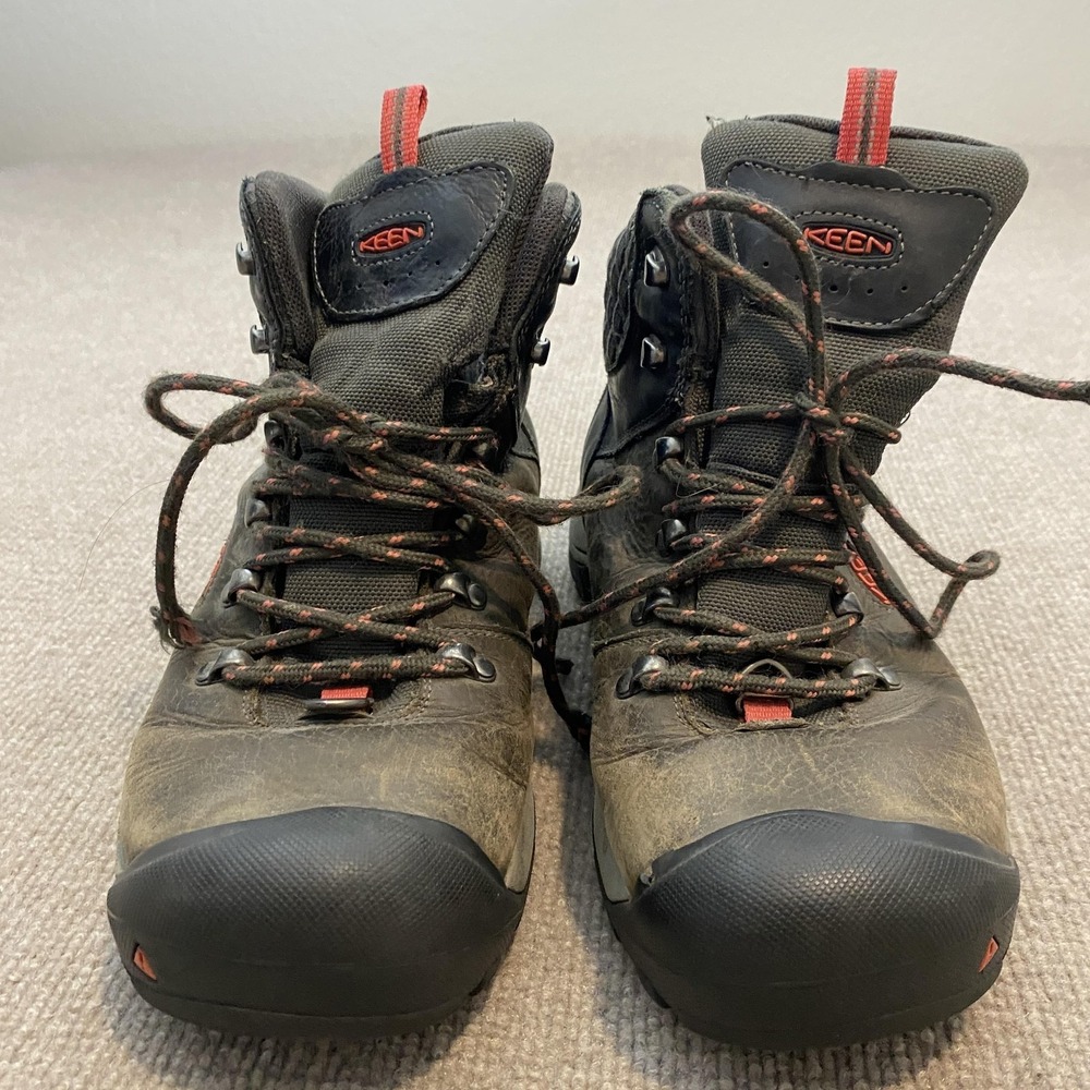 KEEN Snow Boots Womens Size 10 Brown Leather Waterproof Ankle Lace Up Shellback - Picture 5 of 12